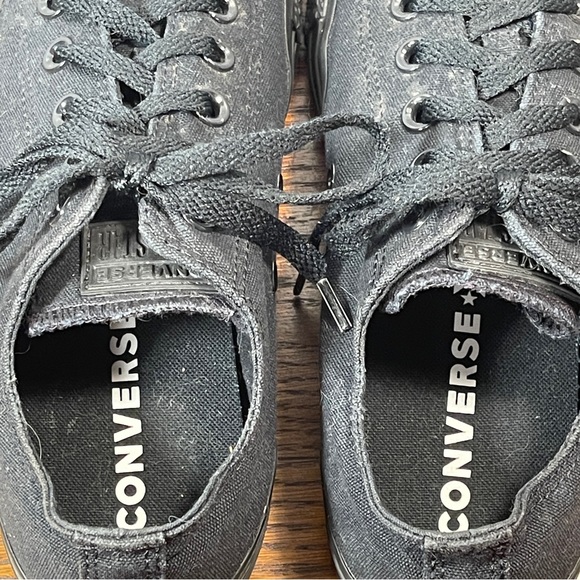 Converse Chuck Taylors All Star, Black Monochrome, Unisex - Picture 6 of 12